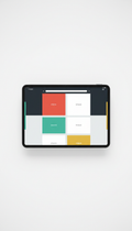 Pulse Portfolio template for tablets