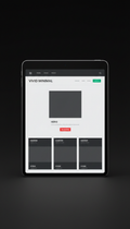 Vivid Minimal blog template digital display
